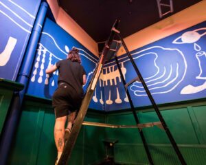 Festival Logo Weer een kersverse mural in Merleyn!